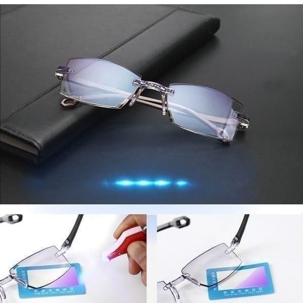 Daily Use Blue Light Blocking Reading Glasses for Men & Women | Lightweight Computer & Screen Protection Glasses (Pack of 2)