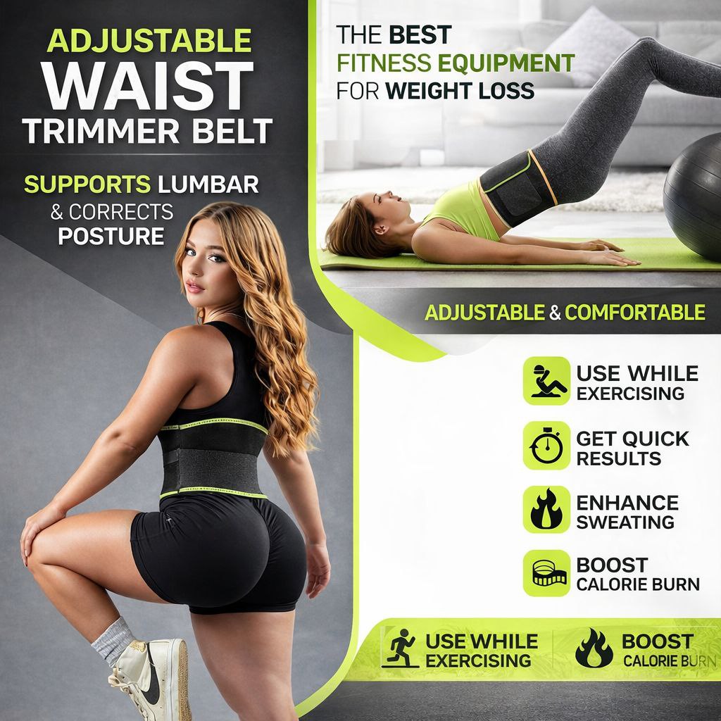 Adjustable Waist Trimmer Belt